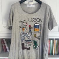 Intrend T shirt con stampa tg.L nuova