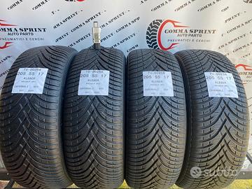 4 pneumatici 205/55 r17 kleber invernali 75%