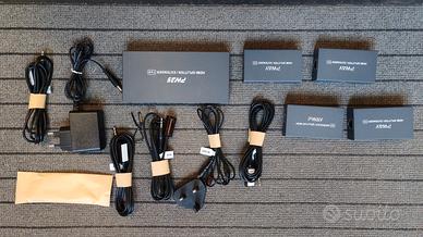 Kit HDMI Extender Splitter 1x4 PWAY 1080FHD
