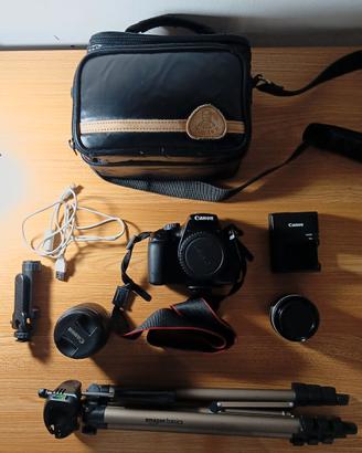 Kit Canon + Nikon 50mm f/1.8 + Canon 35-70 + Acces
