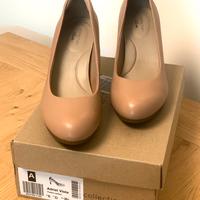 Decollette Clarks Praline Leather (39,5) - NUOVE
