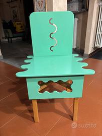 Sedia Polinesia di Massimo Morozzi the 80s