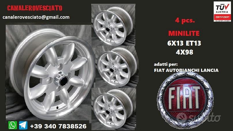 Subito CanaleRovesciato Cerchi Minilite 6x 13 4x98 et 13 fiat