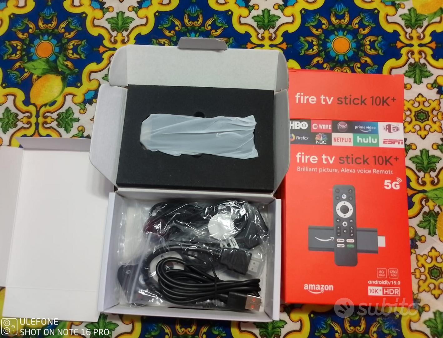Fire TV Stick 10k android tv 5.0 -8/128 - Audio/Video In vendita a Napoli