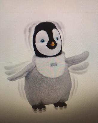 Peluche pinguino Erik happy feet che canta e balla