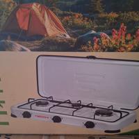 Fornello a  gas 3 fuochi Necchi Nk322