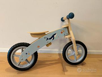 Bici senza pedali perfetta in legno MAI USATA