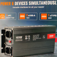 Convertitore di corrente 3000watt da 12v a 2230v