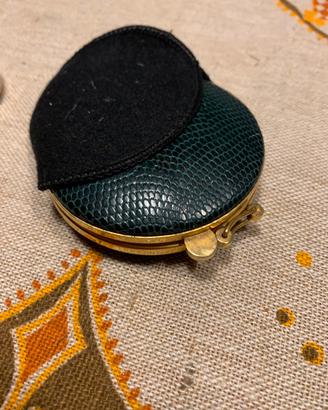 Elegante specchietto da borsetta vintage