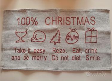 Tovaglietta/Strofinaccio Natale - mai usato