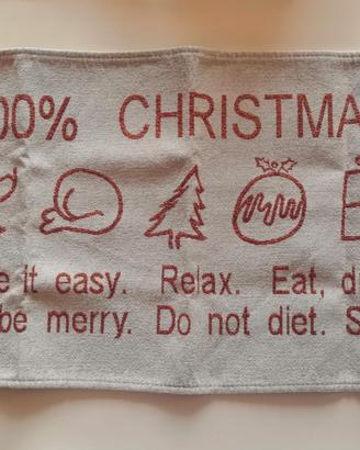 Tovaglietta/Strofinaccio Natale - mai usato