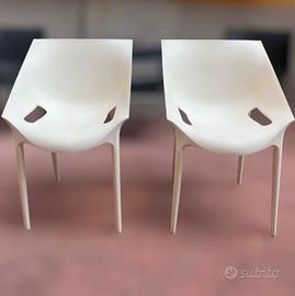 2 Sedie Kartell Mod Dr. Yes By Philippe Starck 