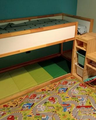 Letto reversibile (KURA) + scaletta