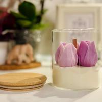 Tulip candle