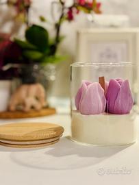 Tulip candle