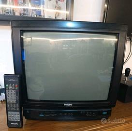 TV Philips 17 pollici CRT Scart RGB Retrogaming 