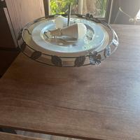 Lampadario in ferro battuto