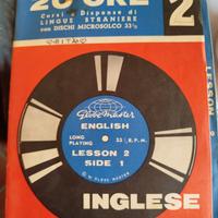 corso inglese in vinile vintage