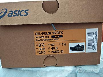 Scarpe uomo ASICS GEL PULS 15 GTX 42 nere