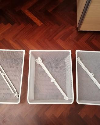 Cestelli in rete bianca IKEA