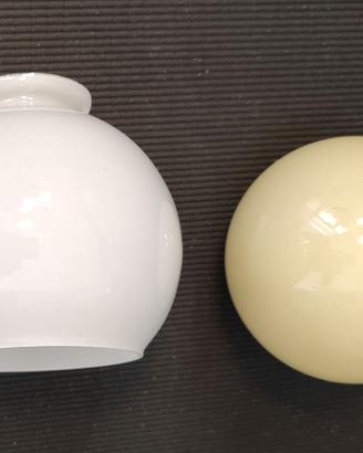 Globi-paralume vetro opalino anni ’50