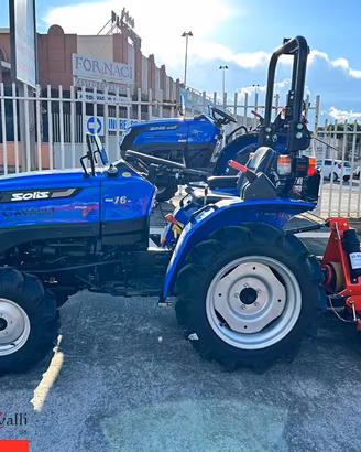 Trattore Solis16(18Cv.) con fresa da 105cm