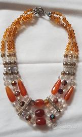 Collana con corniola