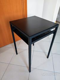 TAVOLINO IKEA QUADRATO NERO 