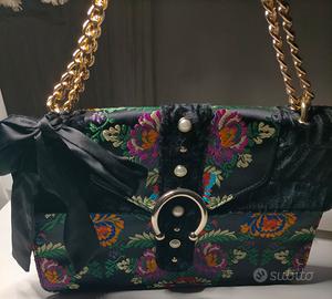 Steve Madden - Borsa floreale in velluto