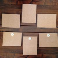 Set di 6 pannelli in legno