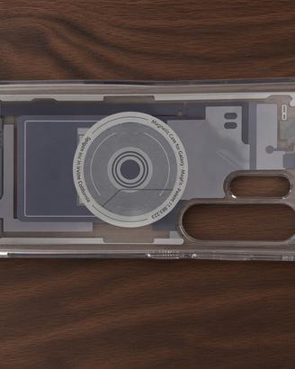 cover trasparente magnetica per Samsung galaxy S25