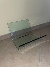 FIAM ITALIA PORTA RIVISTE VETRO VITTORIO LIVI