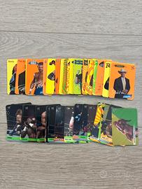 Lotto 72 carte WWE Fluo anni 2000’