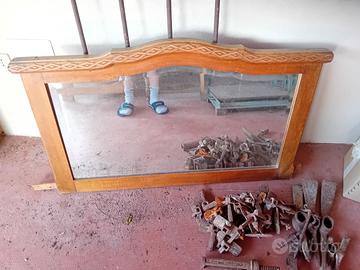 Grande specchiera antica fine 800