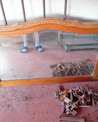 Grande specchiera antica fine 800