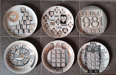 FORNASETTI eccezionale serie del Piatto Calendario
