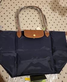Borsa Longchamp blu Taglia L