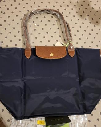 Borsa Longchamp blu Taglia L