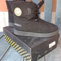 stivaletti neri camoscio bambina n.32