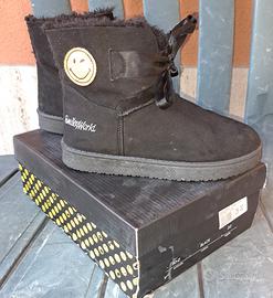 stivaletti neri camoscio bambina n.32