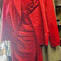 vestito rosso Pierre Cardin