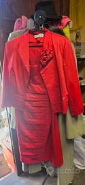 vestito rosso Pierre Cardin