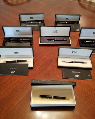Collezione di 8 Montblanc nuove, da 3.600 a 1.350€