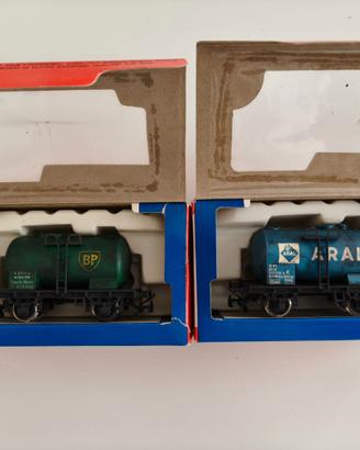 Rivarossi Tank 51/61 Set 2 carri trasporto Benzina