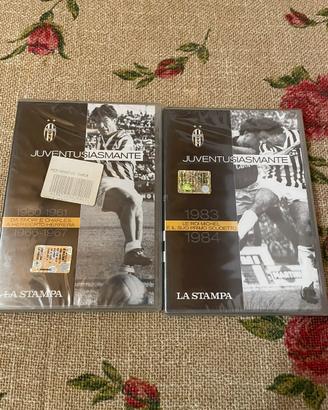 2 Dvd Juventusiasmante  nuovi incartati Juventus