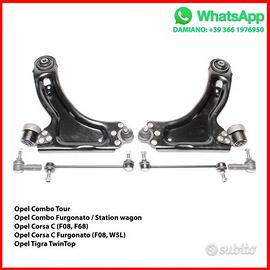 Kit 6 Bracci Anteriori Opel Tigra TwinTop Corsa C