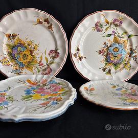 4 piatti da parete Vecchia Bassano