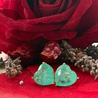 orecchini cuore paraiba
