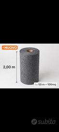 ROTOLO FELTRO PROTEZIONE PAVIMENTI 2x50m NUOVO - 1