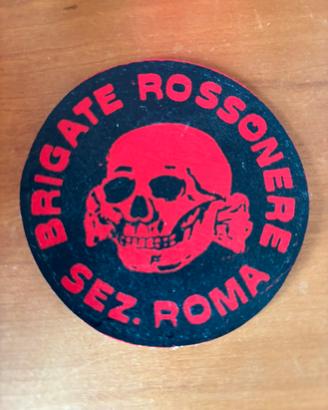 Écharpe Brigate Rossonere AC Milan En Satin - Vintage Années 90 - + Sticker Cadeau